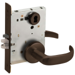 KIT - 17A Entry/Office Mortise Lock with Deadbolt, Small Format IC (SFIC), Less Core, 613/US10B Oil Rubbed Bronze