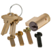KIT - Key-in-Lever Everest S123 Keyway Cylinder, 0-Bit, Multiple Tailpieces, 613/US10B Oil Rubbed Bronze