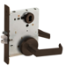 KIT - 06B Entry/Office Mortise Lock with Deadbolt, Small Format IC (SFIC), Less Core, 613/US10B Oil Rubbed Bronze