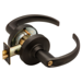 KIT - Grade 1 Entrance, Cylindrical Lock, Sparta Lever, Key in Lever, 6-Pin C Keyway (0-Bitted Brushed Brass Cylinder 606), 2-3/4in Backset, UL, ANSI Strike, 643E/US11P Aged Bronze