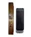 Wireless Aperio V3 Electrified Deadlatch 1 1/8 with IPS multiCLASS SE & HID Reader, 695/SP313 Anodized Dark Bronze