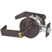 Grade 1 Entrance Rhodes Lever, Key in Lever, 6-Pin C Keyway (Oil Rubbed Bronze/Brown Cylinder 613), 2-3/4in Backset, UL, ANSI Strike, 613/US10B Oil Rubbed Bronze