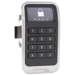 Electronic Built-in Locker Lock, 12-Button Keypad, 3V Battery Powered, High-Visibility Display, Single or Multi-User, 4-6 Digit Input