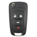 GM 4 Button Flip Key Shell and Blade