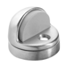 Dome Floor Stop with 3/8in Riser, 1/4in x 1-7/8in Diameter Base x 1-1/8in or 1-1/2in High, Solid Cast Brass with Rubber Bumper, 626/US26D Satin Chrome