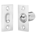 Adjustable Ball Catch, Square Corners, 626/US26D Satin Chrome