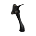 Stafus Step-on/Kickdown Door Stop Charcoal Black