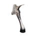 Stafus Step-on/Kickdown Door Stop Brushed Nickel