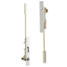 Pair Automatic Flush Bolt Top & Bottom, UL 3 Hour Rated, 12in Extension Rod, 1 in x 6-3/4in Face, 630/US32D Satin Stainless Steel