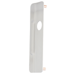Lock Guard for Aluminum Doors, Offset Mortise Cylinder Hole for Storefront Locks, 3in x 9-1/2in, CTC Stud 8-1/2in, LH Left Hand, 630/US32D Satin Stainless Steel