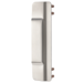 Lock Guard for Electric Strike, 2-9/16in H x 9-1/2in H, CTC Stud 8-1/2in and 6-3/4in, 13 Gauge, 630/US32D Satin Stainless Steel