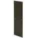Push Plate 4in x 16in, Dark Bronze Painted Finish (Aluminum Base)