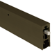 36in Automatic Door Bottom, Surface Mount, Heavy Duty Neoprene, 7/8in Max Drop, DKB Dark Bronze