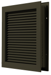 No Vision Door Louver for 1-3/4in Thick Doors, DKB Dark Bronze