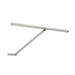 Surface Overhead Door Stop-Only, Size 4, UL Fire Rated, 689/SP28 Aluminum Powder Coated