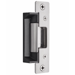 Electric Strike 12/24VDC, UL Fire Rated, Cylindrical Latches Max 5/8in Throw, 2 Faceplates: 501 & 501A (4-7/8in x 1-1/4in) with Latchbolt Monitor, 630/US32D Stainless Steel