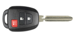 Toyota Prius C3 Button Remote Head Key G