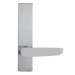 S Lever/Escutcheon Trim for Valued Series, Less Cylinder, Lever Always Active, 689/SP28 Lacquer-Sprayed Aluminum 