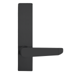S Lever/Escutcheon Trim for Valued Series, Less Cylinder, Lever Always Active, 693/SPBLK Black Painted