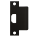 Extended Lip ASA Strike 4-7/8in x 1-1/2in for Cylindrical Locks, 622/US19 Black