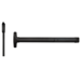 Advantex Narrow Stile Surface Vertical Rod (SVR), TRO (Top Rod Only) - Same as LBR (Less Bottom Rod), Exit Only Device, No Trim, Hex Dogging, 36in, 693/SPBLK Black Powder Coated