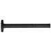 Advantex Narrow Stile Concealed Vertical Rod (CVR) for Hollow Metal Door, Exit Only Device, No Trim, Hex Dogging, 36in, 693/SPBLK Black Powder Coated