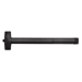 Advantex Fire Rated Wide Stile Rim Exit Only Device, No Trim, Less Dogging, 36in, 693/SPBLK Black Powder Coated