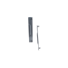 Narrow Latch Protector, 10in x 1-1/2in, SL Silver Coated