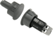 3/4in Diameter Recessed (Flush Mount) Magnetic Contact Switch Set, 1/2in Plus Gap, Closed Loop (N/O), Screw Terminals, Used  for Steel Doors, Gray