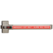 Hurricane Rated Single-Point Exit Alarm Dead Bolt Panic Device for Secondary Exits, Fits 36in to 48in Doors, Photo Luminescent Push Bar Sign, 100DB