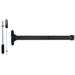 Narrow Stile Fire Rated Surface Vertical Rod (SVR) Exit Device, Value Series No Trim, Less Dogging, 36in, 628/US28 Satin Aluminum