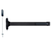 Wide Stile Fire/Wind Rated Surface Vertical Rod (SVR), TRO (Top Rod Only) - Same as LBR (Less Bottom Rod), Exit Device, Value Series No Trim, Less Dogging, 36in, 711/DC35 Anodized Aluminum Black