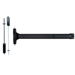 Wide Stile Fire/Wind Rated Surface Vertical Rod (SVR) Exit Device, Value Series No Trim, Less Dogging, 36in, 711/DC35 Anodized Aluminum Black