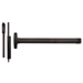 Advantex Fire/Wind Rated Narrow Stile Surface Vertical Rod (SVR) Exit Only Device, No Trim, Less Dogging, 36in, 695/SP313 Dark Bronze Painted