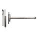 Advantex Fire/Wind Rated Wide Stile Surface Vertical Rod (SVR) Exit Only Device, No Trim, Less Dogging, 36in, 630/US32D Satin Stainless Steel