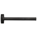 Advantex Fire Rated Wide Stile Concealed Vertical Rod (CVR) for Wood Door, TRO (Top Rod Only) - Same as LBR (Less Bottom Rod), Exit Only Device, No Trim, Less Dogging, 36in, 693/SPBLK Black Powder Coated
