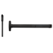 Advantex Fire Rated Narrow Stile Surface Vertical Rod (SVR), TRO (Top Rod Only) - Same as LBR (Less Bottom Rod), Exit Only Device, No Trim, Less Dogging, 36in, 693/SPBLK Black Powder Coated