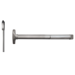 Advantex Fire Rated Narrow Stile Surface Vertical Rod (SVR), TRO (Top Rod Only) - Same as LBR (Less Bottom Rod), Exit Only Device, No Trim, Less Dogging, 36in, 630/US32D Satin Stainless Steel