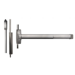 Advantex Fire Rated High Security Surface Vertical Rod (SVR) Exit Only Device, No Trim, Less Dogging, 36in, 630/US32D Satin Stainless Steel