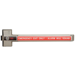 Exit Alarm Deadbolt Panic Device for Secondary Exits, Fits 36in to 48in Doors, Photo Luminescent Push Bar Sign, 100DB