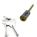 SC1 SmartKey Plug for Single Cylinder Deadbolt, 605/US3 Bright Brass