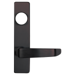 Narrow S Lever/Escutcheon Trim for 60 Series Less Cylinder, Key Locks, Unlocks When Removed, 695/SP313 Dark Bronze Painted