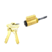 Key-in-Lever Cylinder, 6-Pin C Keyway KD, ALX 70 Function, 622/US19 Matte Black