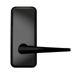 Saffire LX-I Interconnected Standalone, Bluetooth Enabled, 5.5" Center Line, 2 3/4" Backset, Right Hand, Troy Lever Black Finish