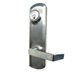 Entrance Lever Trim for Town Steel and Von Duprin Exit Devices, Reversible Handing, Sentinel Lever, Schlage C Keyway Mortise Cylinder, 626/US26D Satin Chrome