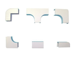 KIT - Corner Elbow Stick, Includes E-Z 58 EC-W, E-Z 58 IC-W, E-Z 58 OC-W, E-Z 58 RA-W, E-Z 58 SP-W, E-Z 58-6