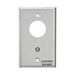 Mortise Key Switch, Alternating, Single Gang, 12/24VDC, SPDT, Bi-Color LED, Additional Switch Position, 626/US26D Satin Chrome