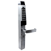 Networx Prox Reader & Keypad Narrow Stile Exit Trim, Weather Proof, 2000 Users, 40,000 Event Audit Trail and 500 Scheduled Events, Tailpiece Ordered Separately, 626/US26D Satin Chrome