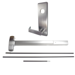 KIT - CVR Concealed Vertical Rod Exit Device, Escutcheon x Dane Lever Trim 510L, 36in x 96in, Hex Dogging, RHR Right Hand Reverse/Reversible, Grade 1, 626/US26D Satin Chrome