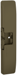 Fire Rated Surface Mounted Electric Strike 12/24VDC, FS/FSE, Rim Exits Max 3/4in Throw, 9in x 1-3/4in x 3/4in, Wood or Metal Frame, 613/US10B Dark Bronze Toned
